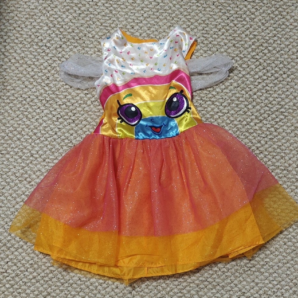Shopkins Rainbow Dress with Orange and Yellow